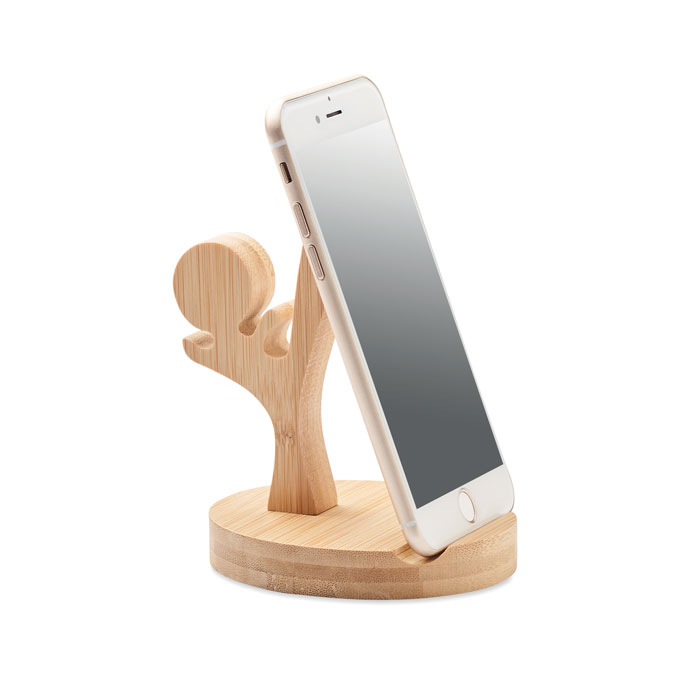 Telefoonstandaard bamboe | Eco geschenk